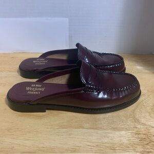 Women’s G.H. Bass Wynn Easy Weejun Leather Mules size 7.5 M